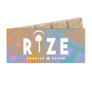 Ryze Chocolate | Rize bars Cookies & Cream Mushroom Bar